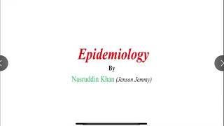 Epidemiology (psm)