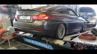 BMW 420d stage 1 rolling road tuning session.