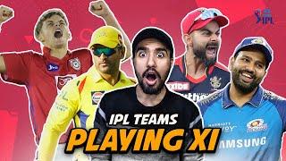 IPL AUCTION- FINAL PLAYING XI OF ALL 10 TEAMS 