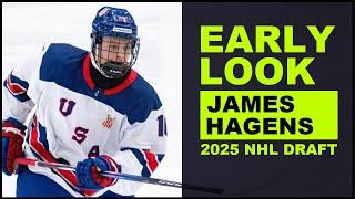 JAMES HAGENS Highlights 2025 NHL Draft