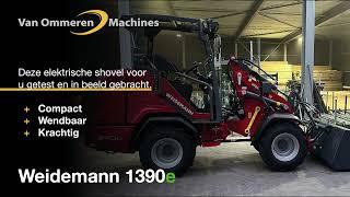 Elektrische Weidemann 1390e  in beeld bij Van Ommeren Machines