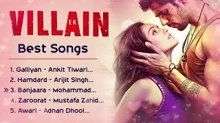 Ek Villain ️ Movie All Best Songs | Shraddha Kapoor & Sidharth Malhotra | Romantic Love Gaane