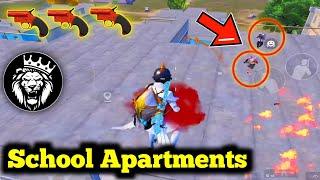 Flare Drop Fight in School Apartments / PUBG MOBILE