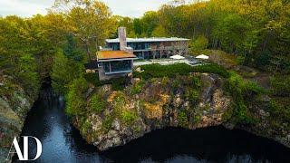 Inside A Mansion Built On The Edge Of An Abandoned Quarry | Unique Spaces | Architectural Digest