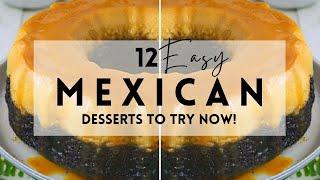 17 Easy Mexican Desserts To Try Now! #sharpaspirant #mexicanfood #desserts