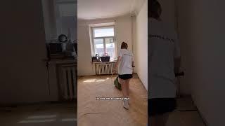 Реставрация паркета в зале. Часть 2 #ремонтвсьемнойсталинке