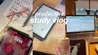 STUDY VLOG: productive uni life  prelims week, lots of cafe study, night study sessions, uni vlog