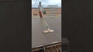 Concrete Brooming #short #shorts #concrete #concreting #brooming