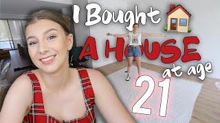 I BOUGHT A HOUSE AT AGE 21... + HOUSE TOUR!