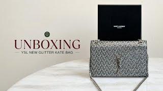 Unboxing YSL New Glitter Kate Bag |  Confidential Couture #ysl #shorts #prelovedluxury #luxuybags