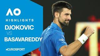 Novak Djokovic vs Nishesh Basavareddy | Round One | Australian Open 2025 Highlights 