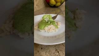 Green sauce with nuts, spinach, with a fresh cucumber and celery || Perfect with paste and rice