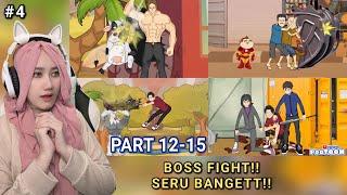 REACTION ANIMASI PODTOON - PERSAHABATAN MONYED DAN JALU #4 PART 12-15