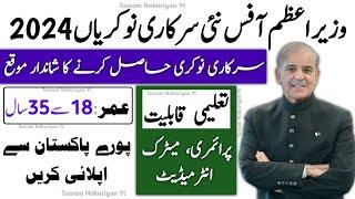 Prime Minister Inspection Commission New Jobs 2024 | Prime minister office jobs 2024 | New jobs 2024