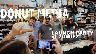 Donut Media launch party at Zumiez. Summer 2023.