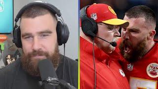 Travis Kelce Addresses His BLOW UP at Coach Andy Reid at Super Bowl