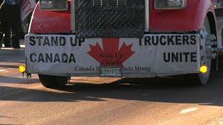 Canadian truckers protesting vaccine mandate