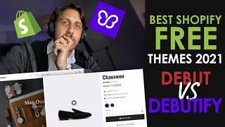 Best Shopify FREE themes 2021 - Debut VS Debutify