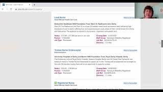 How to find out about job opportunities in the NHS
