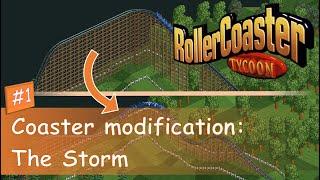 RollerCoaster Tycoon || Coaster modification tutorial [Ep. 1]: The Storm @ Katie's World