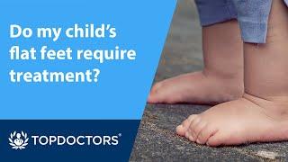 Do my child's flat feet require treatment?