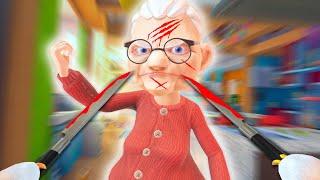 Fighting Grandma to the death in I am Cat VR