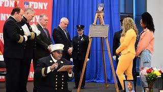 Line of Duty Plaque Dedication for EMT Frederick D. Whiteside