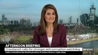 Crossbench calls for stronger anti-corruption watchdog | Patricia Karvelas