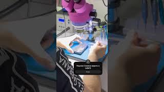 Обучение пайке. Компонентный ремонт. #smartphone #repair #fix #топ #iphone #обучение #ремонт