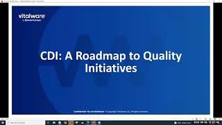 CDI: A Roadmap to Quality Initiatives
