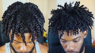 Easy Twist Out Men pt 2! Two Strand Twist & Twist Out For Men