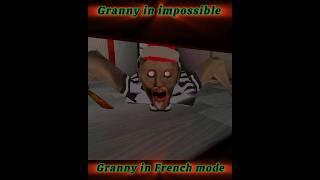 Granny in Impossible mode #grannykill #grannygame #grannyscarying #shortsvideo #gaming #games