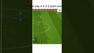 How to Play 4-2-2-2 formation in efootball || quick counter|| best formation of efootball 2025 #pes