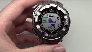 Casio Pro Trek Triple Sensor Men's Watch Review Model: PRW2500T-7