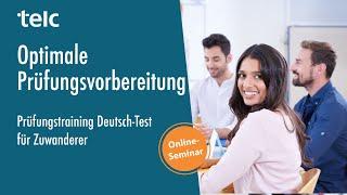 Optimale Prüfungsvorbereitung mit dem neuen „telc Prüfungstraining Deutsch-Test für Zuwanderer"