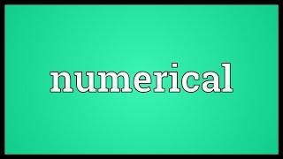 Numerical Meaning