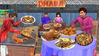 Non Veg Platter Eating Challenge Unlimited Non Veg Platter Street Food Hindi Kahani Moral Stories