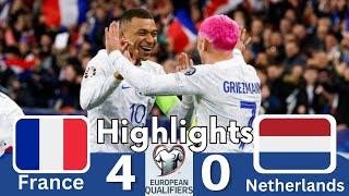 France vs Netherlands 2023 Highlights | Euro 2024 Qualifiers