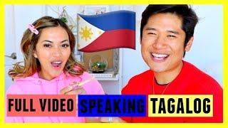 FULL VIDEO SPEAKING IN TAGALOG! My Boy Friend Does My Makeup