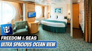 Freedom of the Seas | Ultra Spacious Ocean View | Full Walkthrough Tour & Review | 4K | 2024