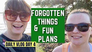 Forgotten Things and Fun Plans: Daily Vlog Day 4