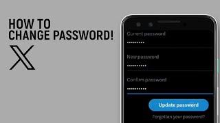 How to Change X Twitter Password [easy]