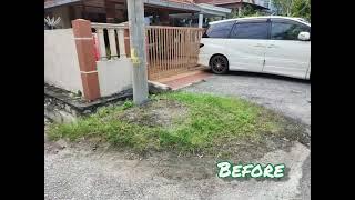 Laman kecil pun boleh deko landskap konsep Jepun!!! | LANDSCAPE | LLDN