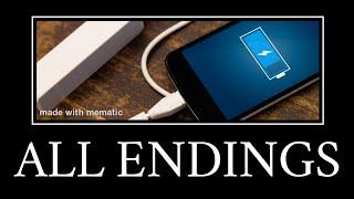 Phone battery percent all endings meme