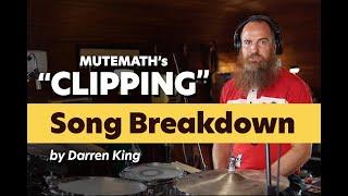 DARREN KING Full Drum Lesson // Explains the 3-DRUM-STICK Groove from MuteMath's "Clipping"