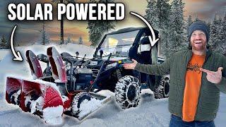 World's First ALL-ELECTRIC Snow Blower