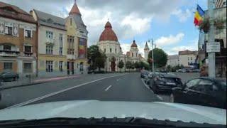 Driving in Targu Mures, Romania