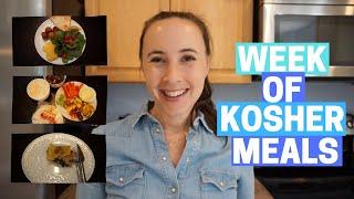 ONE WEEK OF KOSHER MEALS! What My Family Eats in a Week!