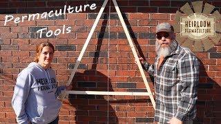 How to Build and Use A-Frame Level | Permaculture Tools | Heirloom Permaculture