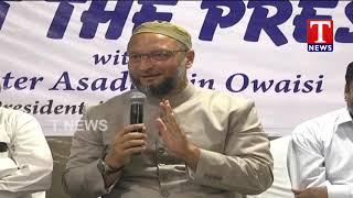 MP Asaduddin Owaisi Praises CM KCR | Meet The Press| Hyderabad